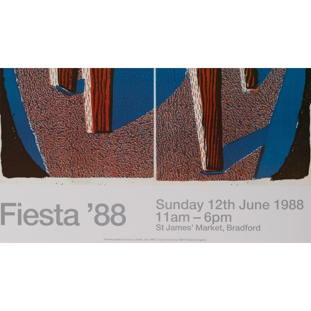 Fiesta 88 Poster attributed to David Hockney, 1988 For Sale - Image 5 of 6