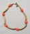 Mid-Century Modern Vintage 1970s Signed Napier Goldtone & Orange Bead Necklace For Sale - Image 3 of 8