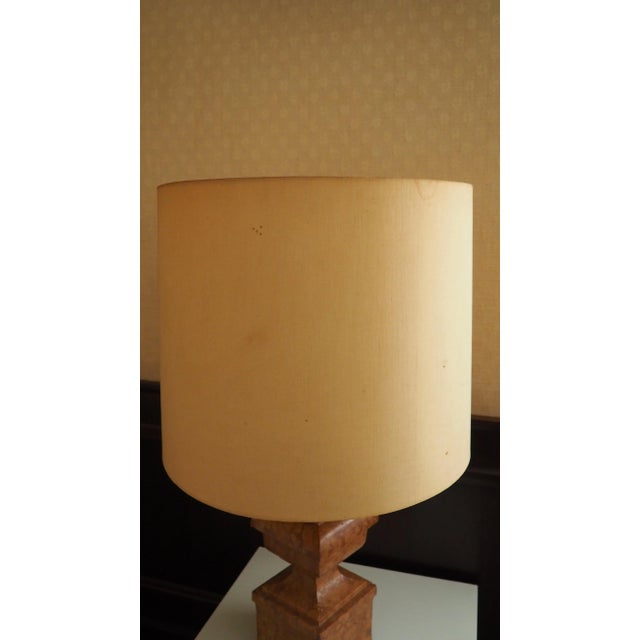 Table Lamp with Pink Marble, Set of 2 For Sale - Image 9 of 10