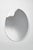 Contemporary Echo Oval Wall Mirror in Polished Aluminum by Martens & Visser For Sale - Image 3 of 13