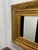 American Vintage Gold Leaf Mirror, Solid Wood Frame, Beveled Glass Edges, Carved Floral Pattern For Sale - Image 3 of 11