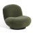 Contemporary Stevie Velvet Accent Chair - Olive Green/Black For Sale - Image 3 of 7