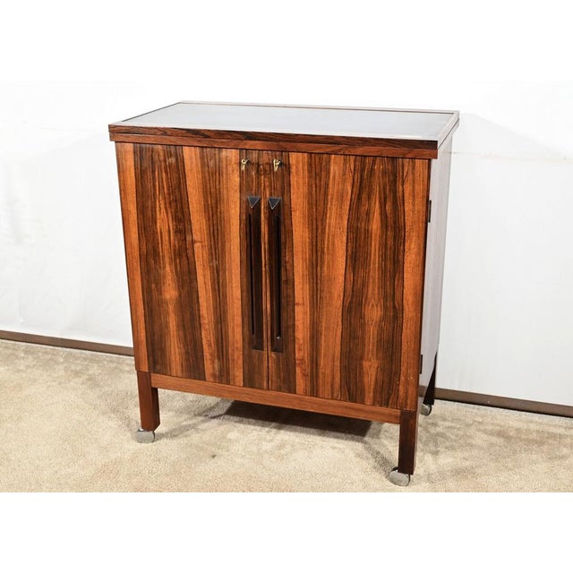 Bruksbo Scandinavian Bar on Wheels by Torbjørn Afdal for Bruksbo, 1960s For Sale - Image 4 of 18