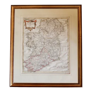 Map of Ireland by Robert Morden (Ca. 1650-1703)