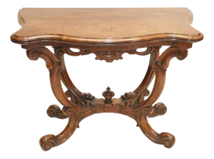 Antique Victorian Rosewood Game Table, 1880s