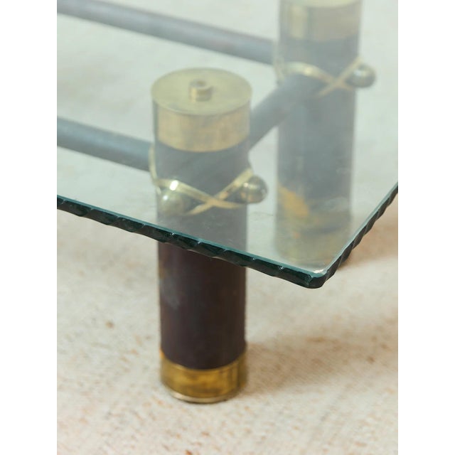 Metal Mid 20th Century Large Chunky Post Modern Coffee Table For Sale - Image 7 of 7