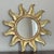 Gold Vintage Late-20th Century Sunburst Wall Mirror For Sale - Image 8 of 12