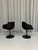 Vintage Brown Leather Swivel Cocktail Chairs, Italy, 1980s, Set of 2 For Sale - Image 9 of 10