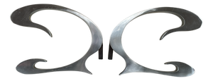 Andirons by Jean Paul, 1970s, Set of 2