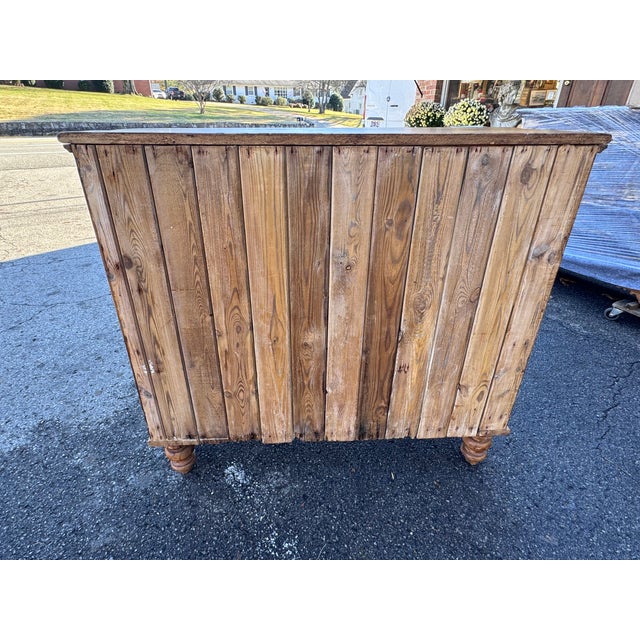 Wood 19th Century English Pine Chest of Drawers For Sale - Image 7 of 14