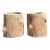 Vintage Faux Bois Concrete Planters For Sale