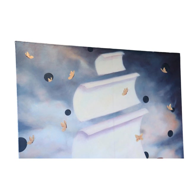 Melora Kuhn Painting "Butterflies" on Canvas For Sale In Portland, OR - Image 6 of 8