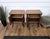 Metal Mid-Century Art Deco Italian Nightstands with Walnut Glass Top, 1950s, Set of 2 For Sale - Image 7 of 10