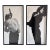 1990s Robert Longo Men in the Cities: Eric & Gretchen 1991 Hand-Signed Offset Lithograph Posters, Matching Framed Pair – Act Up / Amnesty Benefit For Sale