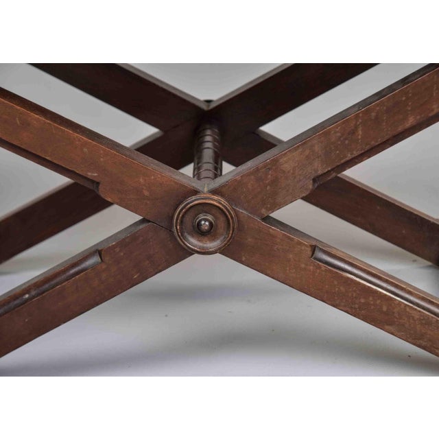Early 20th Century French Stools or Benches With New Leather - Pair For Sale In Detroit - Image 6 of 12