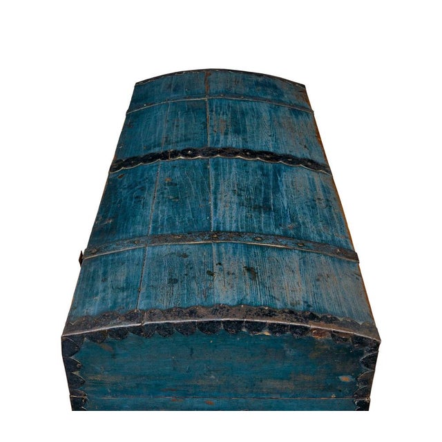 Early 19th Century Swedish Hand-Painted Marriage Chest, 1807 For Sale - Image 5 of 11