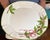 Shabby Chic Los Angeles Pottery. Laurie Gates 1999 3 Pieces. Pedestal Compote, Oval Scalloped Bowl, Octagonal Platter. Grandmillenial, Christmas, Cottagecore For Sale - Image 3 of 6