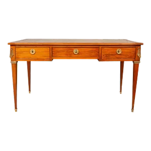 Louis XVI Tulipwood and Ormolu Mounted Bureau Plat