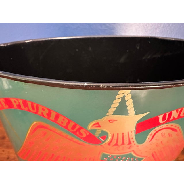 Metal 1970’s Federal Style Metal Container For Sale - Image 7 of 11