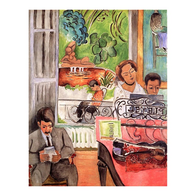 Henri Matisse the Music Lesson LTD Edition Numbered Giclee For Sale