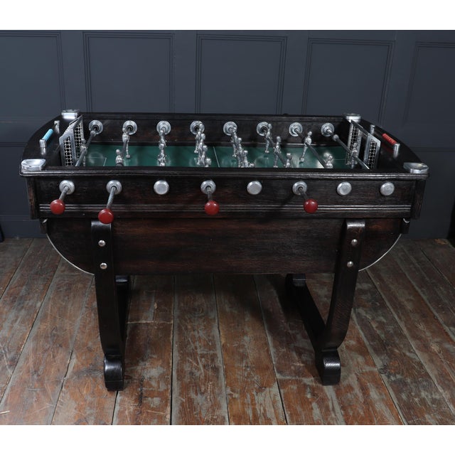 French Oak Coin-Operated Table Football Baby Foot Table, 1929 For Sale - Image 18 of 18