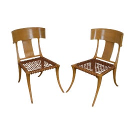 Example of Brown Leather Accent Chairs