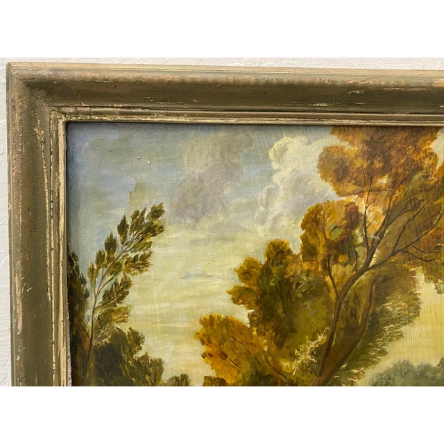 Antique European School "Summer" Oil Painting After Nicolas Lancret C.1900 For Sale - Image 4 of 9