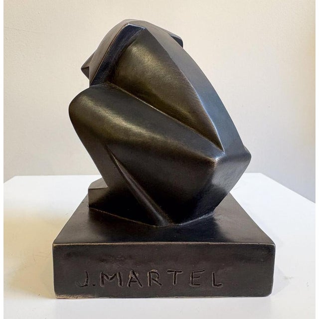 1930s Cubist Sculpture Monkey by Jöel Martel, 1935 For Sale - Image 5 of 7