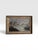 1900 - 1909 Antique American Folk Art Mountain Lake Landscape Oil Painting on Artist’s Board, C. 1900 For Sale - Image 5 of 12