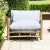 2020s Bali Patio Teak Olefin Cushion Outdoor Lounge Chair by Artesia For Sale - Image 5 of 8