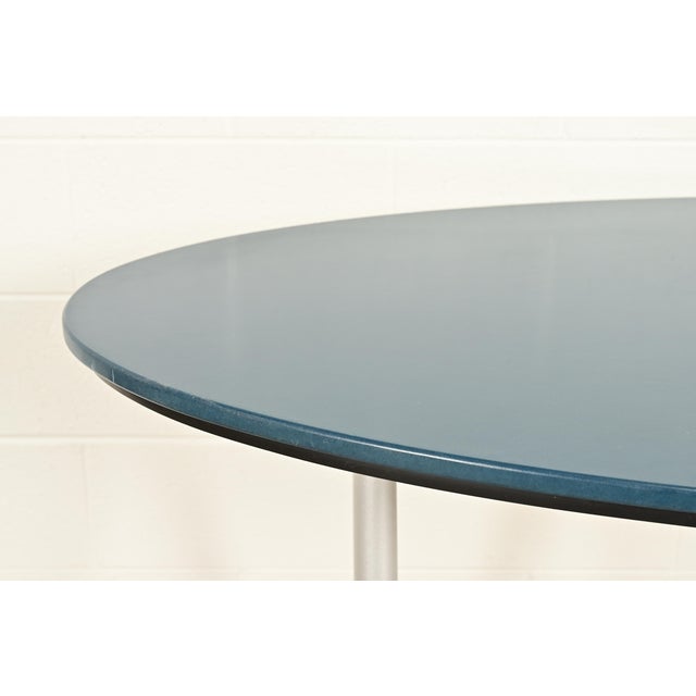 Herman Miller Style Modern Oval Dining Table or Library Table For Sale In South Bend - Image 6 of 11