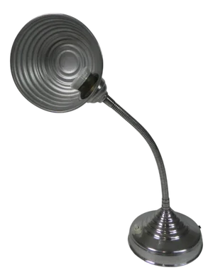 Aluminum Desk Lamp with Bending Rod, 1950s