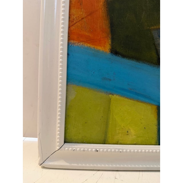 2000 - 2009 Vintage Abstract Geometric Painting, Signed For Sale - Image 5 of 12