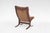 Mid-Century Modern Vintage Siesta High Back Lounge Chair by Ingmar Relling in Cognac Leather For Sale - Image 3 of 8