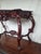 Wood 1970s Victorian Revival Mahogany Carved Pier/Console Table For Sale - Image 7 of 10
