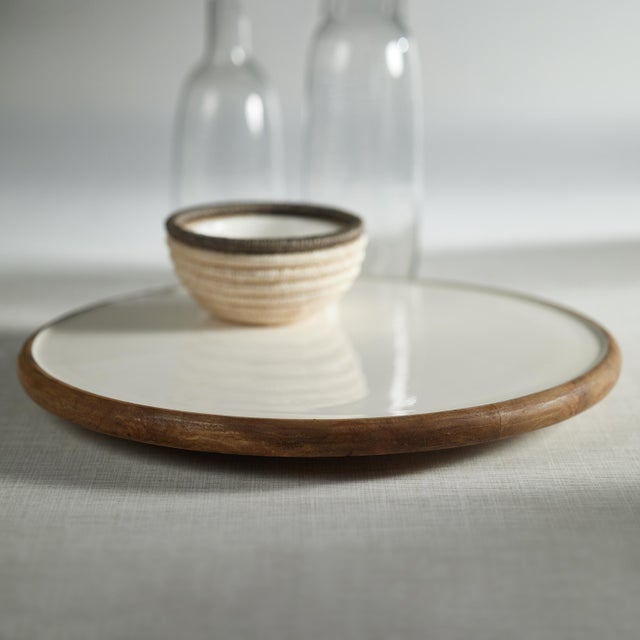 With its warm and natural elegance, our Petrolina Lazy Susan lends a stunning presentation. Ideal for offering condiments...