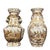 Chinese Porcelain Vases with Polychrome and Gold Decoration, Set of 2 For Sale - Image 6 of 6