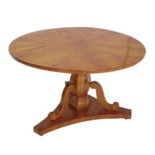 Biedermeier Salon Table in Cherry Tree, 1810s For Sale
