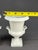 Limoges, France Vintage Ceralene a Raynaud Limoges France White Porcelain 5 3/4" Urn Vases: For Sale - Image 4 of 6