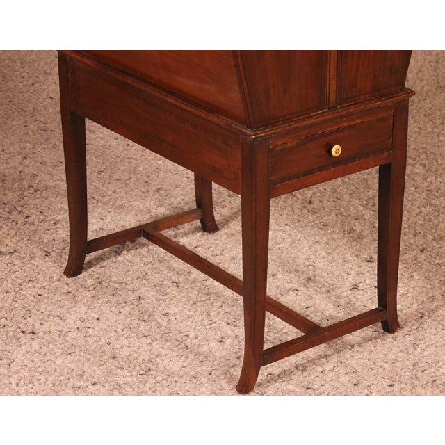 Edwardian Newspaper Rack in Mahogany For Sale - Image 3 of 13