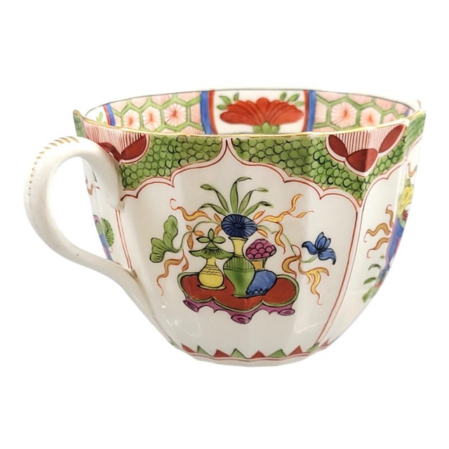 Antique Porcelain Cup and Saucer from Worcester, 1815, Set of 2 For Sale - Image 10 of 17
