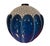 Art Deco Saint-Clément Blue Crackle Spherical Vase Model 712, C. 1930 For Sale - Image 4 of 6