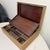 Large High Quality Antique 19th Century Wood Inlaid Brass Writing Lap Desk Box For Sale - Image 14 of 18