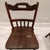 Vintage Children's Windsor Style Solid Wood School Desk Chairs- A Pair For Sale - Image 11 of 12