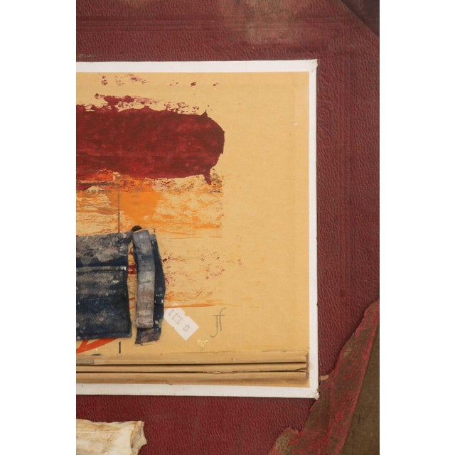 Contemporary Joy Floyd "Red" Collage, 2002 For Sale - Image 3 of 12