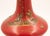 1960s Cinnabar Red Chinoiserie Table Lamps With Brass Fretwork Finials - a Pair For Sale - Image 4 of 16