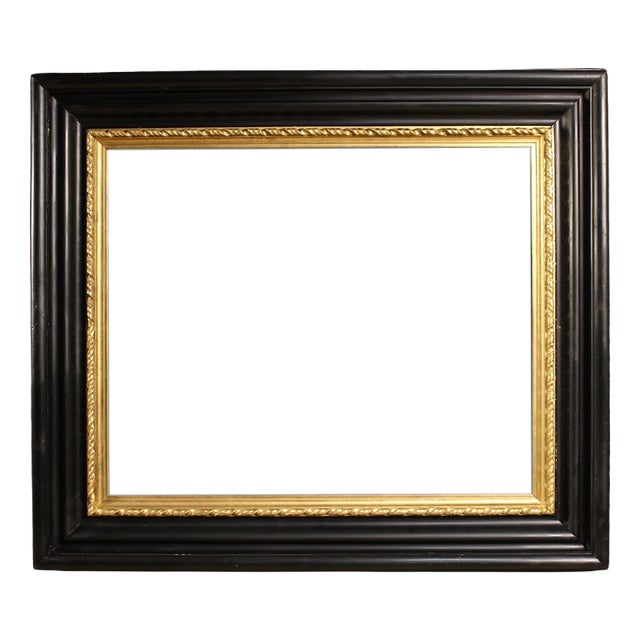 Italian Gilt Wood Frame, 1950 For Sale