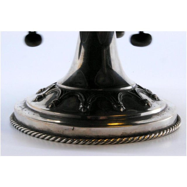 Silver Silver Altar Bell with Bows, Ropes and Cross with Interior Mechanism For Sale - Image 8 of 10