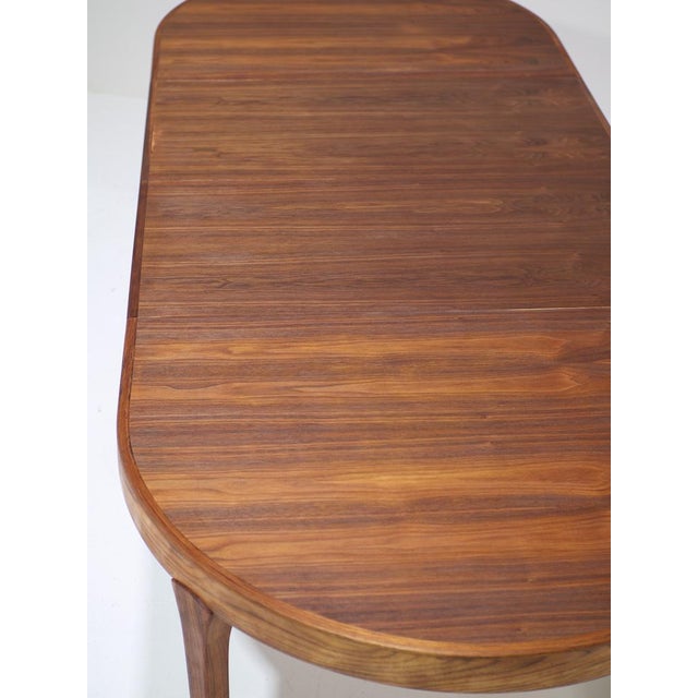 Danish Oval Extendable Dining Table in Teak, 1960s For Sale - Image 17 of 18