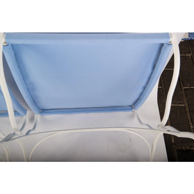 French French Wrought Iron Low Stools - a Pair For Sale - Image 3 of 12